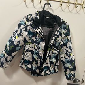 North face floral rain/wind breaker